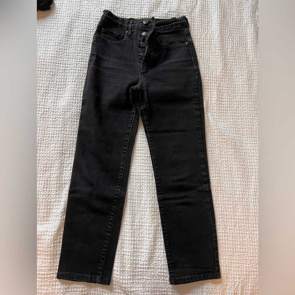 Everlane - high rise slim denim (ankle / petite)